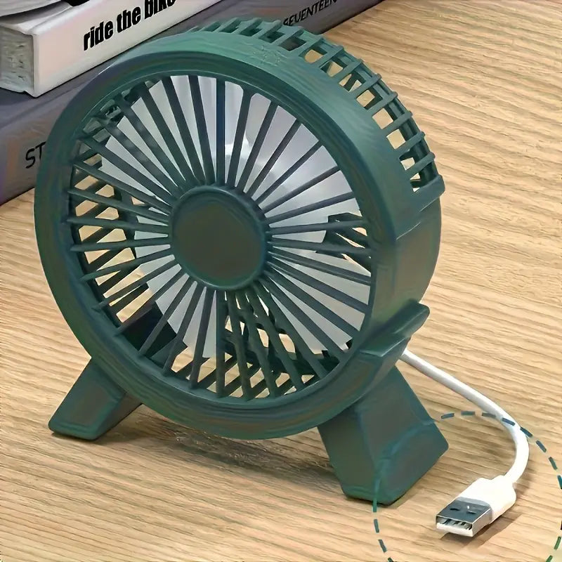 USB-Powered Quiet Desk Fan
