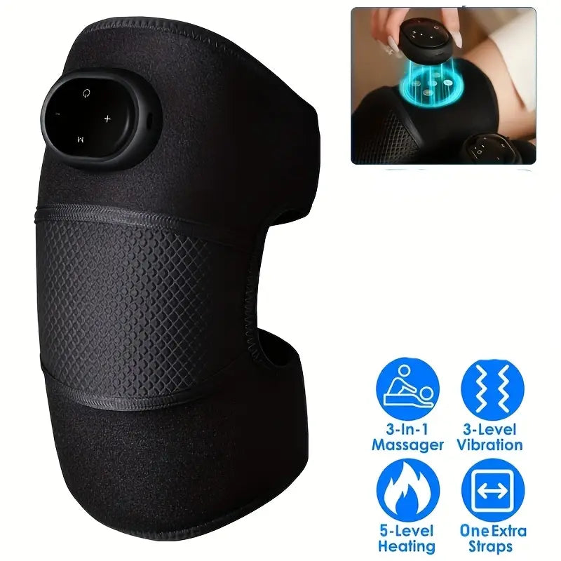 Rechargeable Heated Cordless Knee Massager