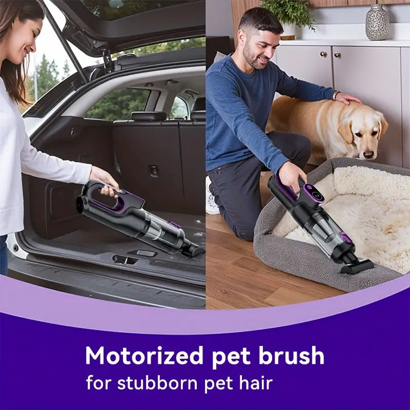 Wireless handheld vacuum cleaner for cars and homes